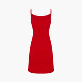 Phoebe Mini Dress Set in Cardinal Red