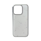 [MADE] SRARRY NIGHT PHONE CASE WHITE (epoxy silver bumper)