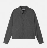 No.1382 M small check crop SHIRT (3color)