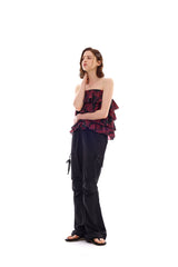 FINE FRILL TOP SKIRT