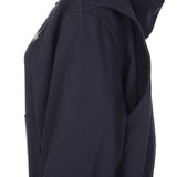 LAYERED STRING HOODIE ZIP-UP [NAVY]