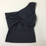 ワンショルダーオフTシャツ (3color)