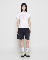26SS WOMAN ブラウンラインフレンズ ショートスリーブTシャツ