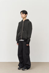 コールクロッピードダイイングジップフーディー (3color)
