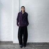 Muted Violet Shirt Jacket