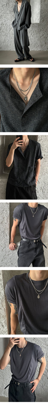 [UNISEX] Pendant chain necklace