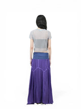 FOREST LONG SKIRT (PURPLE)