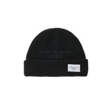 24FW ベーシックロゴラベルポイントビーニー ブラック