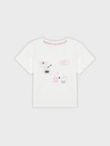 ベーキングプリントTシャツ(PINK)