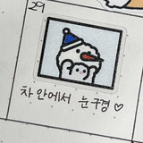 sticker 07 - snowman