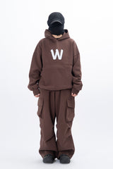 Medi W Boucle Embroidery Heavy Set-Up Sweatpants