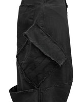 VTG BACK BOOTS CARGO SHORTS_BLACK