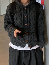  Level Tteokbokki Knit Hooded Cardigan