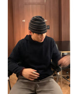 Layered fingerhole knit