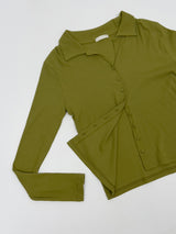 PB Open Collar Cardigan T-shirt