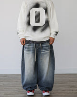 CROSS DEEP DENIM PANTS LB