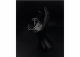 crushed edge metal bangle 