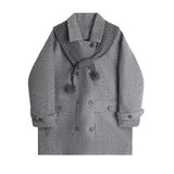 Mira Dot Scarf Wool Coat