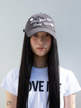 Lucky Clover Cap-Charcoal
