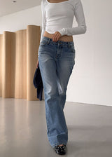 LOW FLARE DENIM