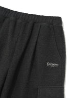 Bouclé Jersey One-Tuck Semi-Wide Cargo Pants Charcoal