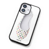 [Glass] colorful dot shoes case 