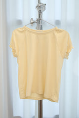 Frill Puff T-shirt (Yellow)
