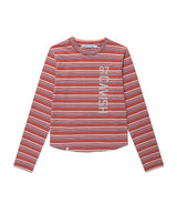 GRANOLA STRIPED LS TEE PINK(CV2GFFT555A)