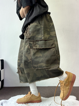DAMAGE VINTAGE MILITARY BERMUDA PANTS 🖤🩶💚🤎20L0R