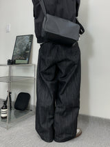 MR Non-fade curved half banding denim
