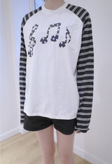メロディストライプTシャツ