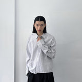 Light Casual Band Collar Shirt