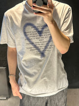 Heart spray lettering Half sleeve