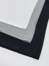 Boatneck Button Loose Fit T-shirt