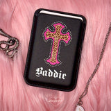 Leopard Baddie Cross MagSafe Card Wallet