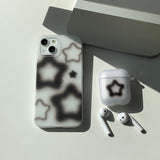 Black Blur Star Phone Case_matt