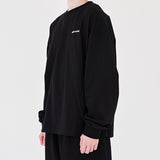 RE:ON LOGO LONG SLEEVE SHIRT (BLACK)