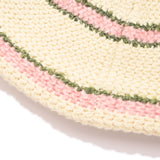 CHERRY COLORING KNIT BEANIE [IVORY]