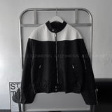 ECT quilting leather biker jacket (3 colors)