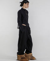 （UNISEX）スティングサイドピンタック起毛パンツ