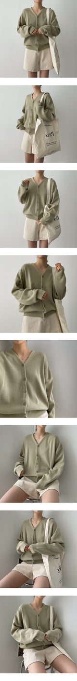 オツVニットカーディガン / Otsu V-Knit Cardigan