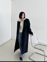 リブハーフジップアップニット/Ribbed Half Zip Up Knit (4color)