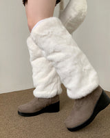 スピーミンクファーレッグウォーマー / Spee Mink Fur Leg Warmer