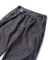 ダブルフェイスドボタンデニムパンツ/double faced button denim