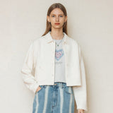 カラーツイードカーディガン/COLLAR TWEED CARDIGAN_CREAM