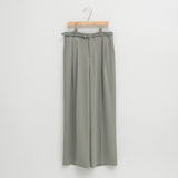 (R-PT-5250)CLASSIC WIDE BELT SET PANTS S