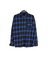 カットオーバーチェックシャツ / Cutting over-checkered shirt (6628254056566)