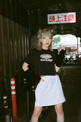 コラボレーションクロップTシャツ（ブラック） I CULT TOKYO × HAVISM