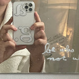 クリアビッグロゴアイフォンケース/clear big logo case