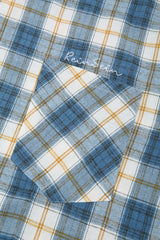ブルーオーバーフィットチェックシャツ / PRS blue overfit checkshirts
